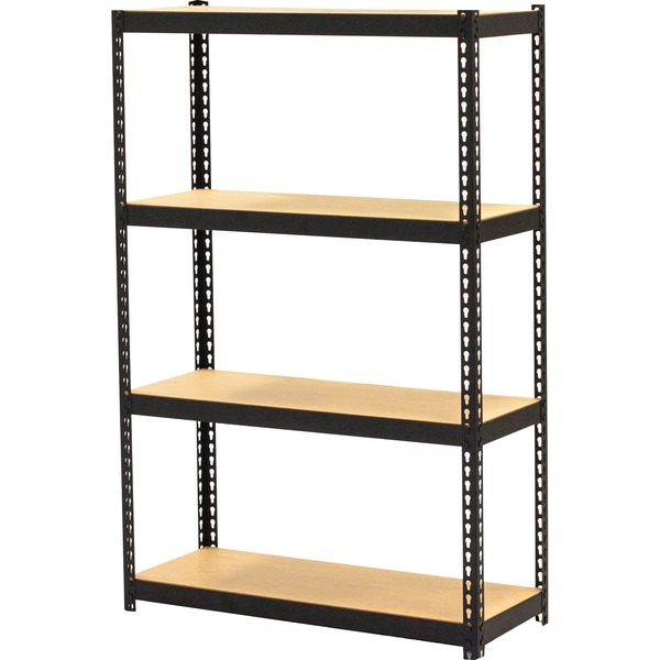 Lorell Narrow Steel Shelving 48" Height x 30" Width x 12" Depth 66963